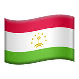 Tacikistan Apple Emoji