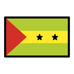 São Tomé ve Príncipe OpenMoji Emoji