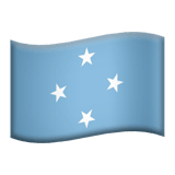 Mikronezya Federal Devletleri Apple Emoji