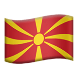 Kuzey Makedonya Apple Emoji