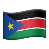 Güney Sudan Apple Emoji