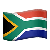Güney Afrika Cumhuriyeti Apple Emoji