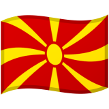 Kuzey Makedonya Android/Google Emoji