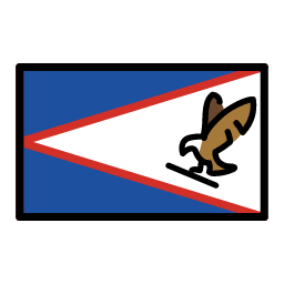 Amerikan Samoası OpenMoji Emoji