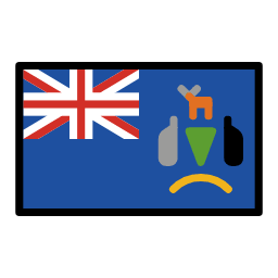 Güney Georgia ve Güney Sandwich Adaları OpenMoji Emoji