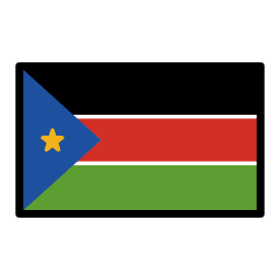 Güney Sudan OpenMoji Emoji