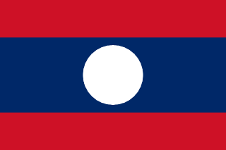 Laos bayrağı