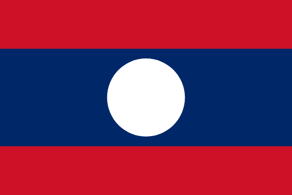 Laos bayrağı