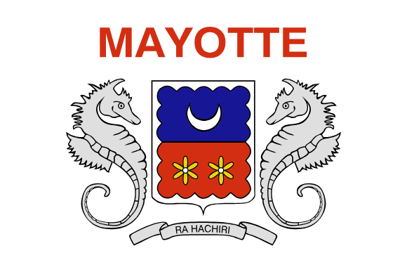 Mayotte bayrağı ve arması